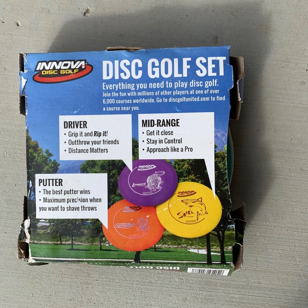 Innova Disc Golf Set – Driver, Mid-Range & Putter, Comfortable DX Plastic, Color - Picture 3 of 5